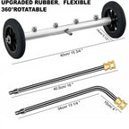 🚗Dual-Function Pressure Washer Undercarriage Cleaner & Surface Cleaning Attachment 🌊