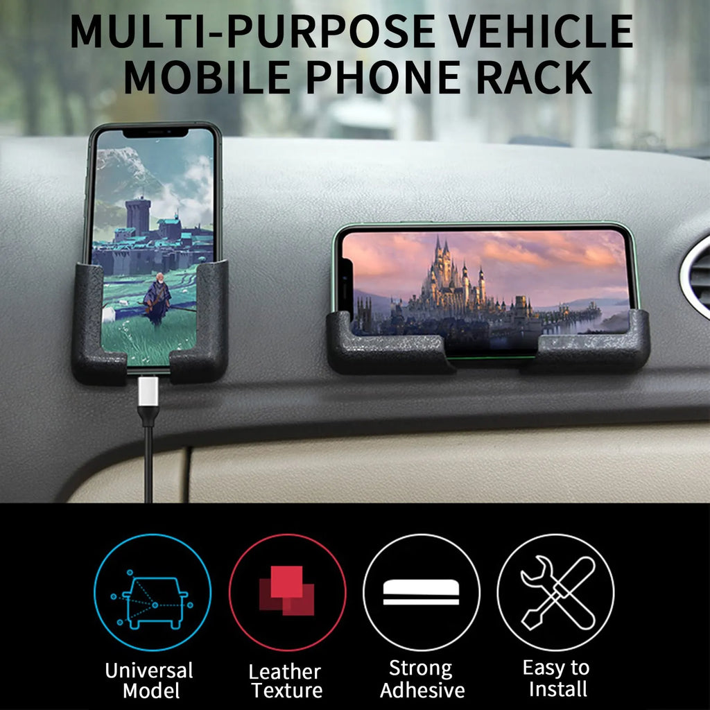 Wall-Mounted Adjustable Phone Holder – Smart, Hands-Free Storage for Every Room