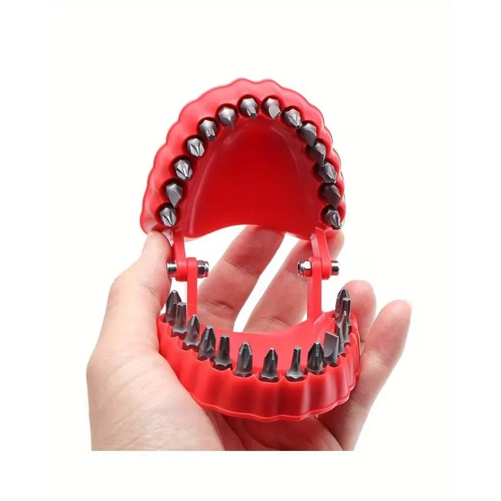 Grab-and-Go Denture Drill Bit Organizer Set