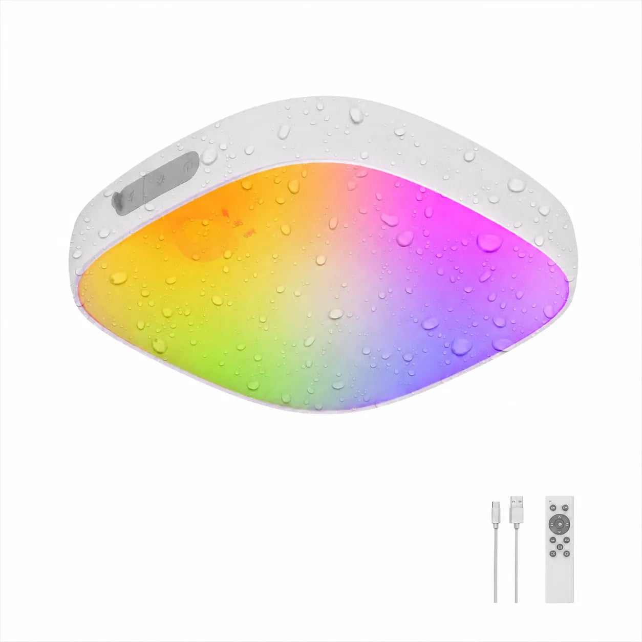 Rechargeable RGB Shower Light with Motion Sensor & Remote