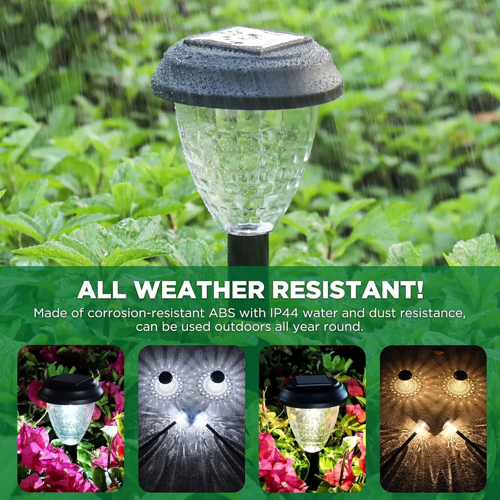 ✨ Solar Pathway Lights – Outdoor Waterproof Garden Lights