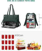 🌟 The Ultimate 2-in-1 Tote Bag – Where Elegance Meets Functionality! 🍽️