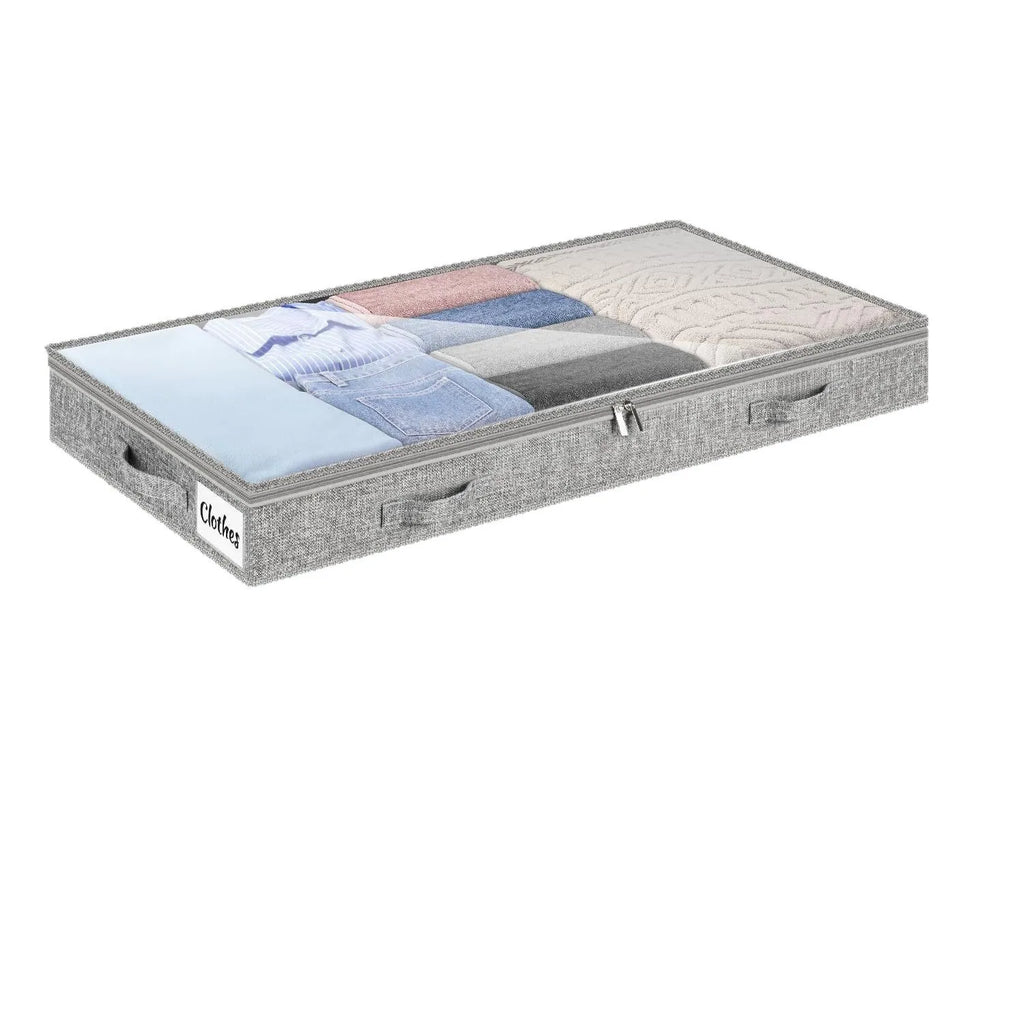 🛏️ Low Profile Under Bed Storage Containers