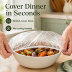Quick-Cover Elastic Food Covers