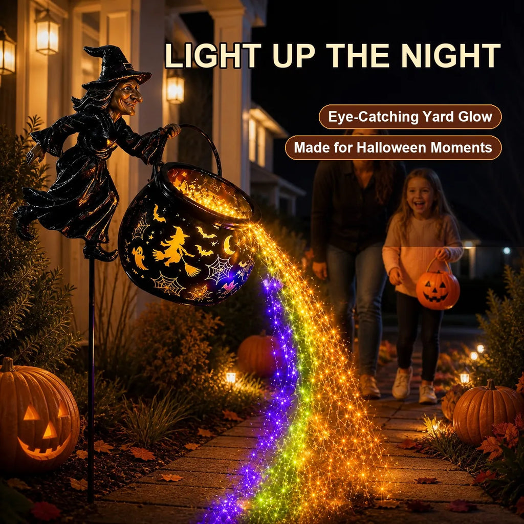 Witch's Cauldron Waterfall Garden Light