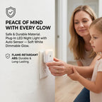 🌙 Plug-in LED night light with automatic sensor function – soft light
