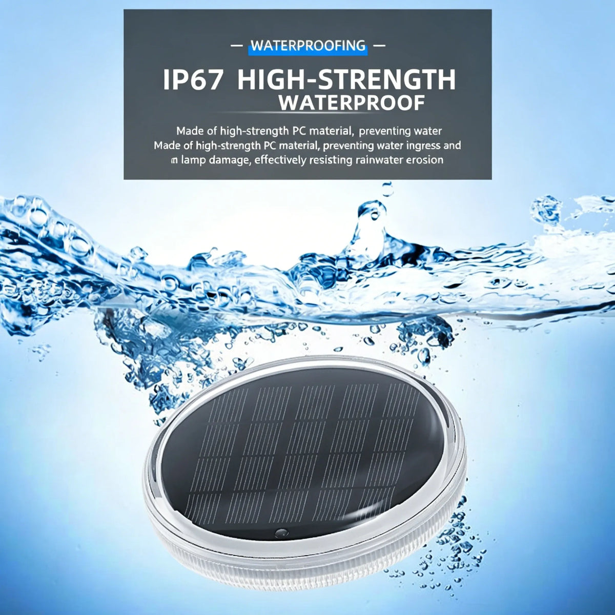 🌈 Solar Floating Pool Light – Remote-Controled RGB Waterproof Pool Light