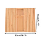 🛋️ Bamboo Sofa Arm Tray - Anti Falling Couch Arm Tray Table