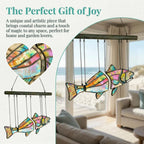🐟 Handcrafted Coastal Fish Sun Catcher Hanging Decor