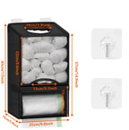 🛍️2-in-1 Hanging Storage Organizer — Large Capacity Plastic Bag & Trash Bag Dispenser