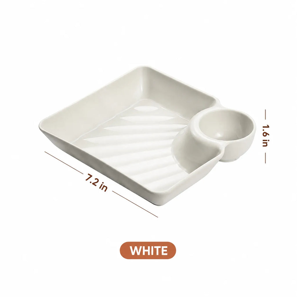 All-in-One Snack & Dip Plate