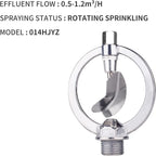 Heavy Duty Sprinkler for Yard Rotary Lawn Garden Landscape Greenhouse Irrigation