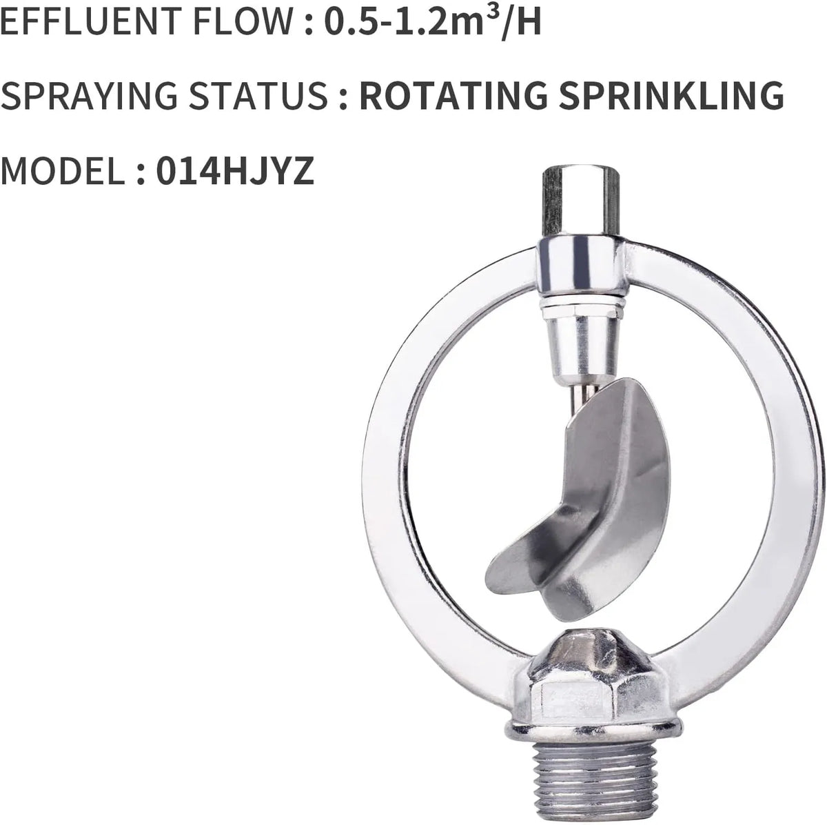 Heavy Duty Sprinkler for Yard Rotary Lawn Garden Landscape Greenhouse Irrigation