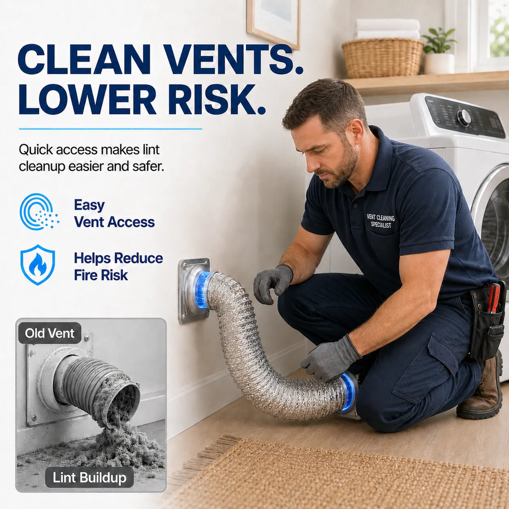 Magnetic Dryer Vent Connector