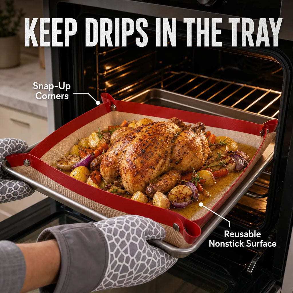 Snap-Corner Nonstick Baking Mat