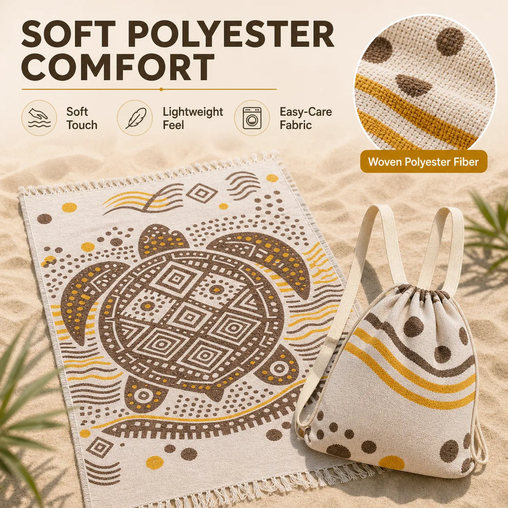 🐢 2-in-1 Towel Bag