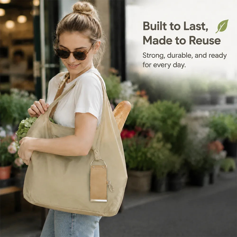 Portable Foldable Keychain Tote Bag