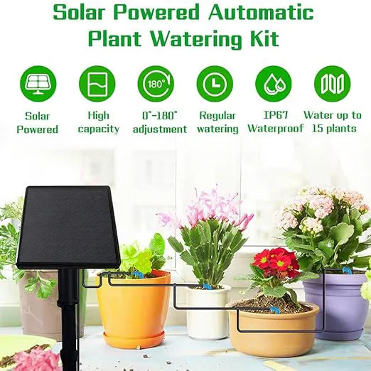 🌞 Solar Powered Automatic Watering Kit