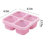 BENTO LUNCH BOX 4-COMPARTMENT MEAL PREP CONTAINER