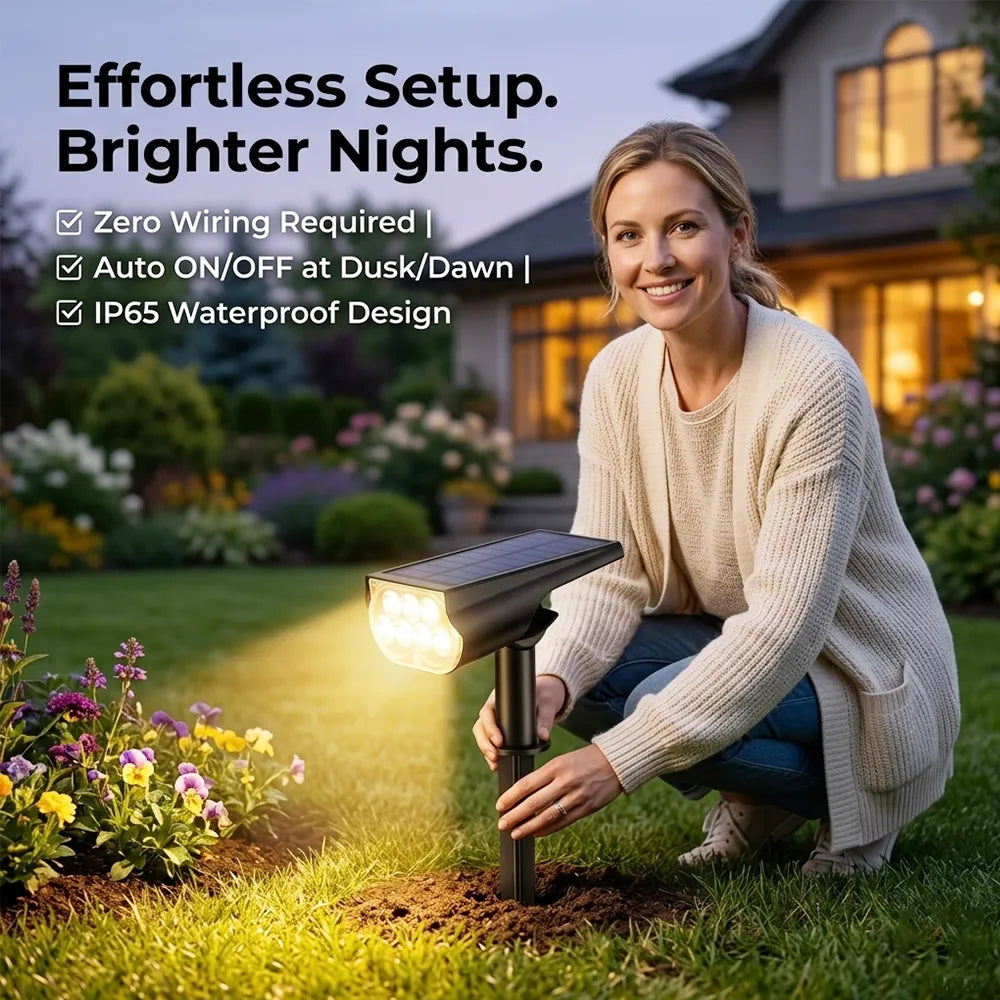 🌞 Solar Powered Adjustable LED  Lights