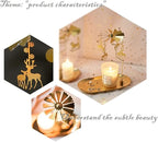 Enchanting Whirls of Light: Rotating Candleholder with Dual-Shape Options for Elegant Evenings