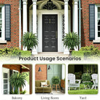 🌿23.62-Inch Artificial Boston Ferns – Realistic Faux Hanging Greenery