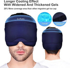 Multifunctional Gel Head & Eye Therapy Mask – Hot & Cold Relief for Migraines, Puffy Eyes, Sinus Pressure & Stress