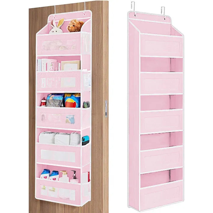 🥼 Over Door Organizer with 5 Large Capacity Pockets✨