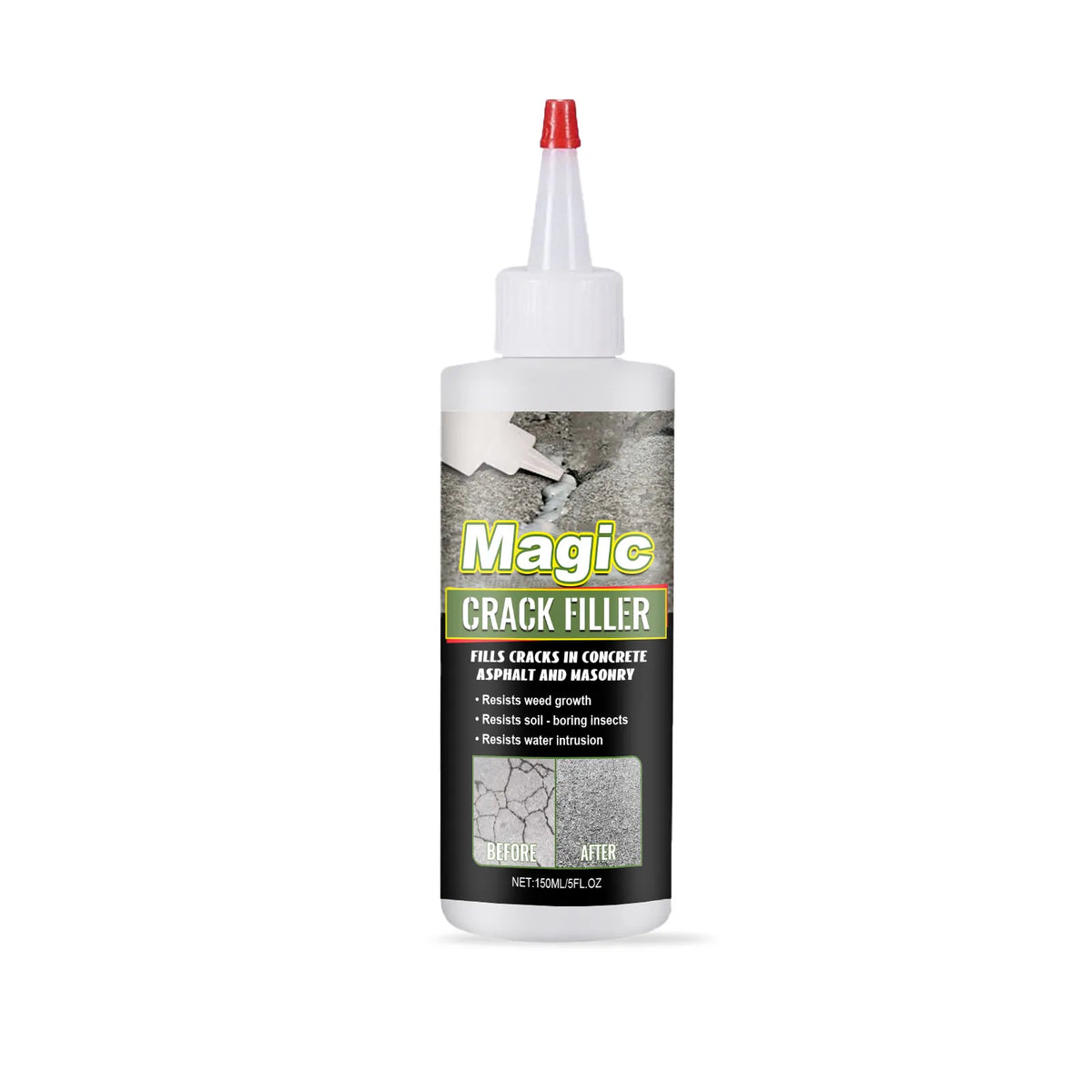 Waterproof Asphalt & Concrete Crack Filler