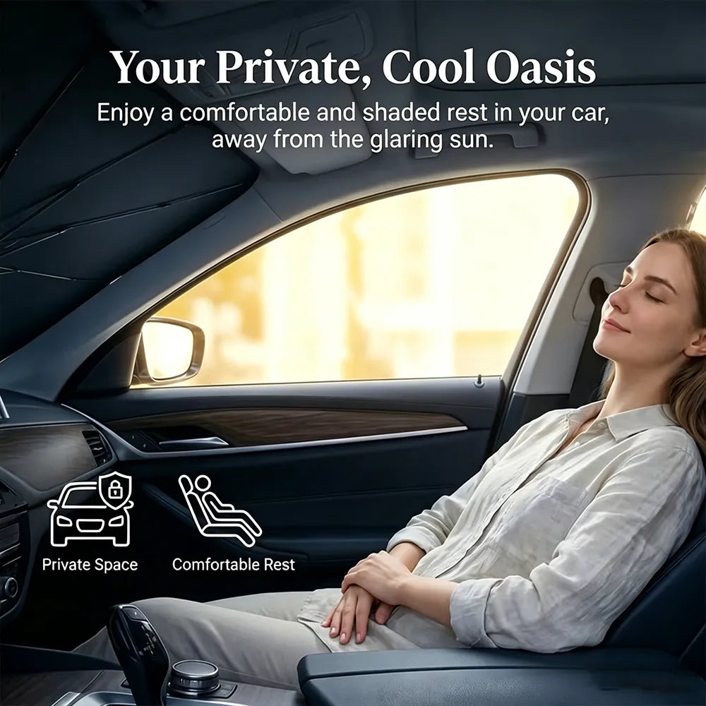 ☀️ Car Windshield Sun Shade Umbrella