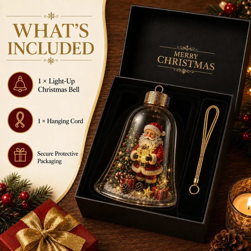 Warm-Glow Christmas Story Bell Ornament