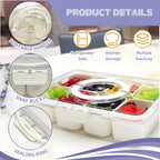 🍱 Air-Tight Snackle Box Container (8 Compartments)