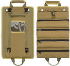 🧰 Portable Roll-Up Tool Bag Organizer – Heavy-Duty Canvas with 6 Compartments