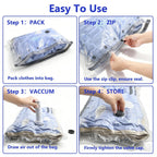 🧳 Vacuum Bags for Clothes – Travel & Storage Set