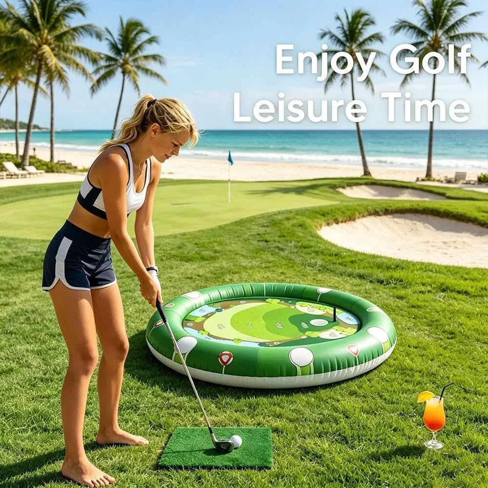 Inflatable Floating Golf Target Game – Pool, Lawn & Family Play