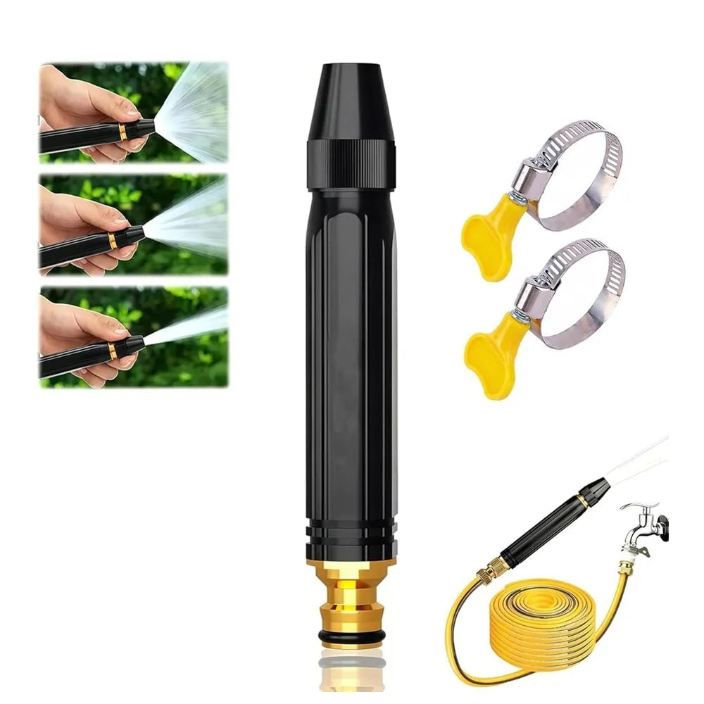 🚿🌿Adjustable Garden Hose Nozzle – High Pressure Multi-Pattern Spray Nozzle
