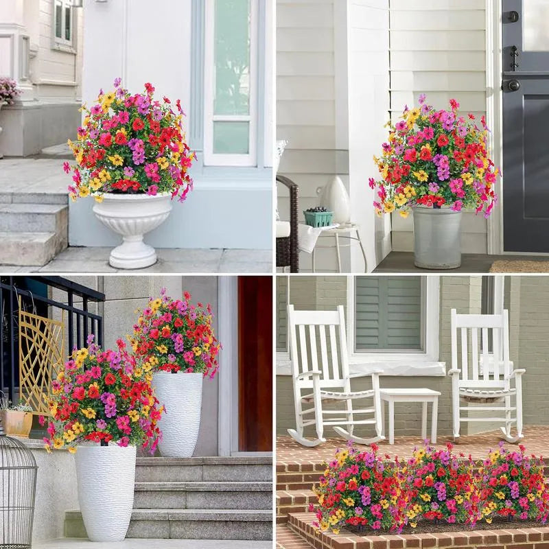 Outdoor artificial flower decoration