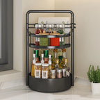Rotating Spice Rack with Paper Towel Holder🧂🍳