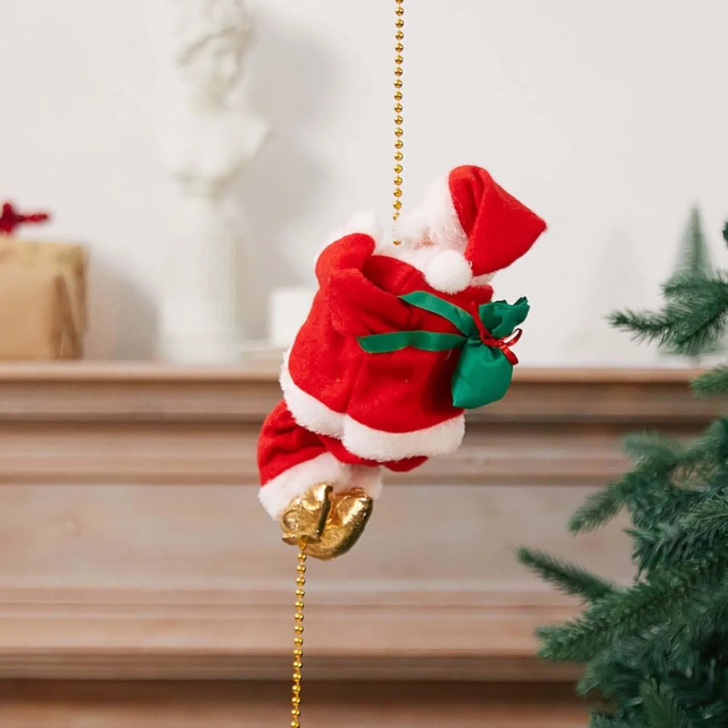 Climbing Santa Doll Toy with Christmas Music