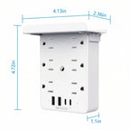 ⚡📱Smart Multi-Socket Charging Strip with Mobile Phone Stand