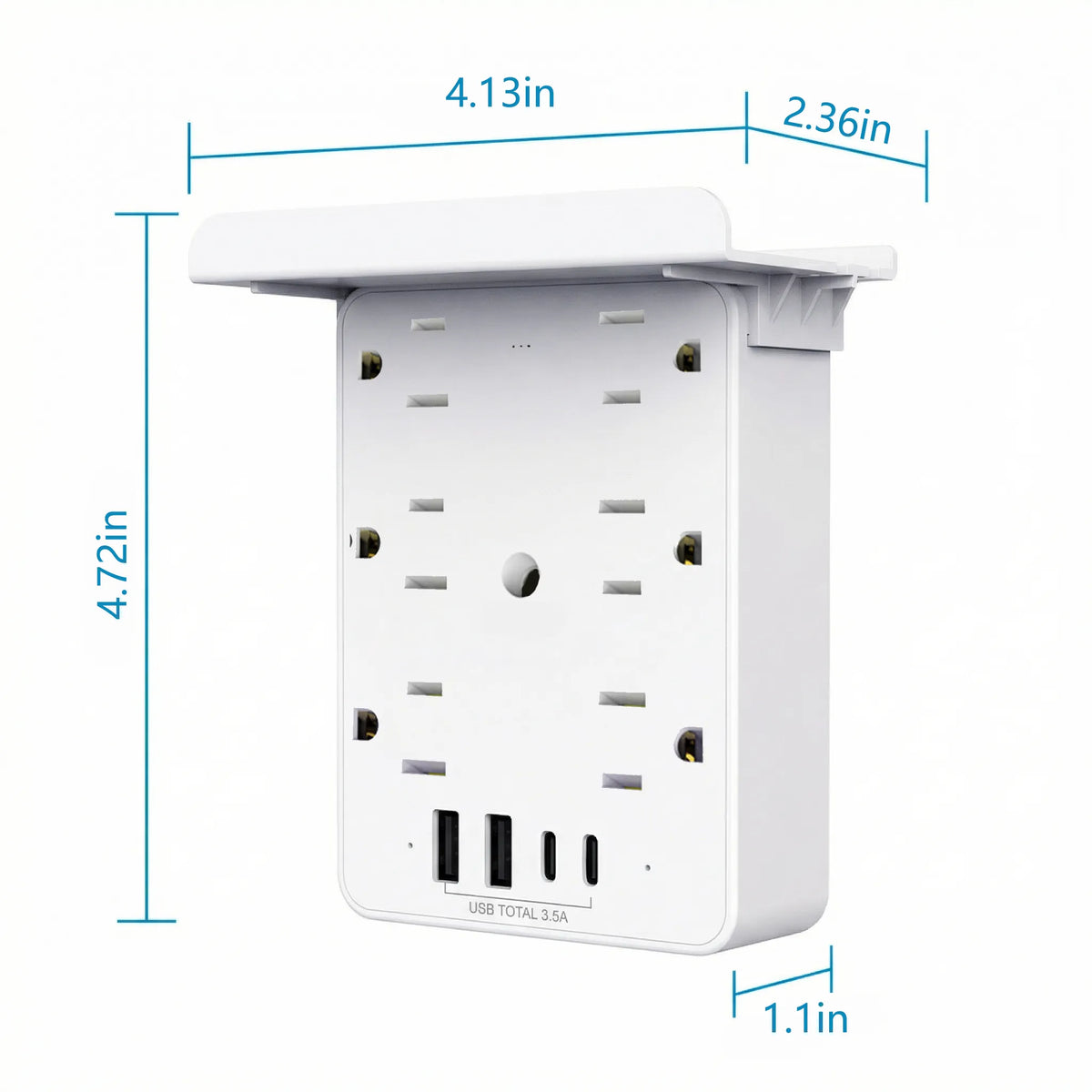 ⚡📱Smart Multi-Socket Charging Strip with Mobile Phone Stand