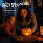 Animated Talking Pumpkin Projection Show