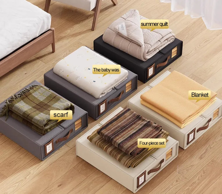 ✅Foldable Sheet Storage Set – Keep Your Bedding Organized and Neat 🛏️✨