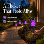 Solar Flickering Flame Torch Lights