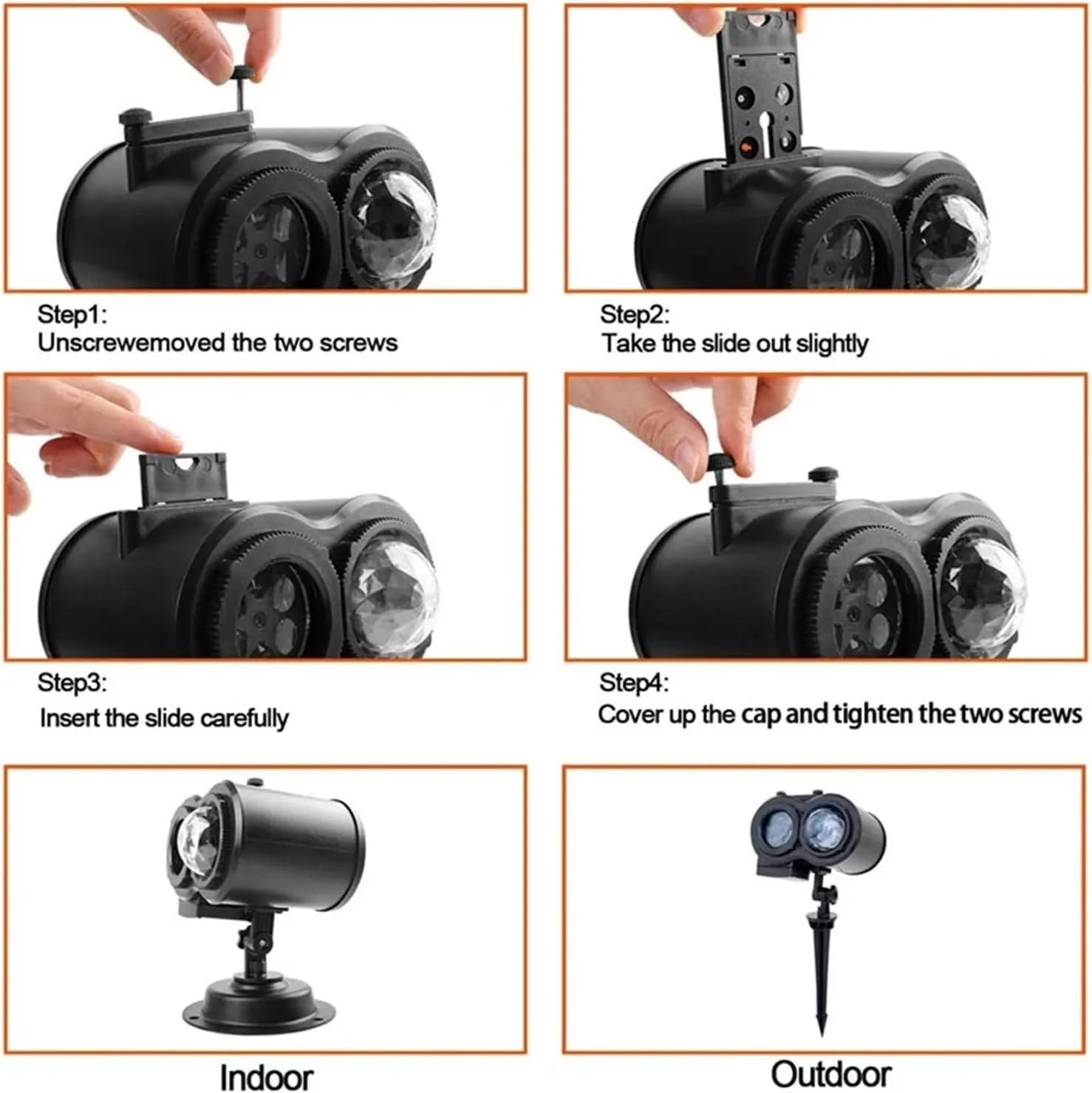 🎅 2-in-1 Outdoor Christmas Projector Light