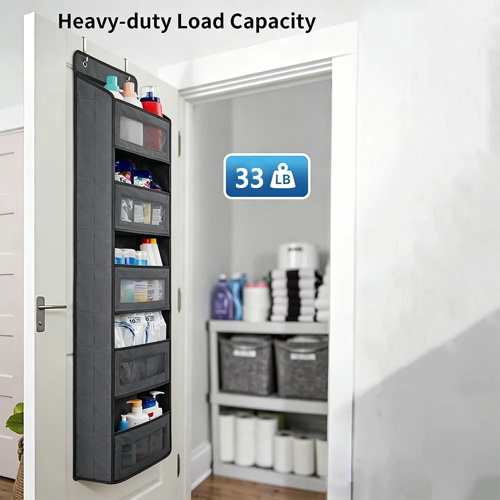🚪 Door-mounted hanging storage organizer bags