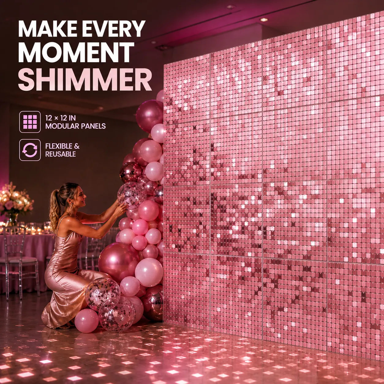 Shimmer Wall Panels — Transform Any Event Into a Photo Moment