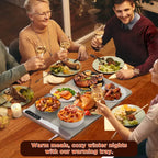 Smart Foldable Electric Warming Tray – Keep Your Food Warm, Anytime!