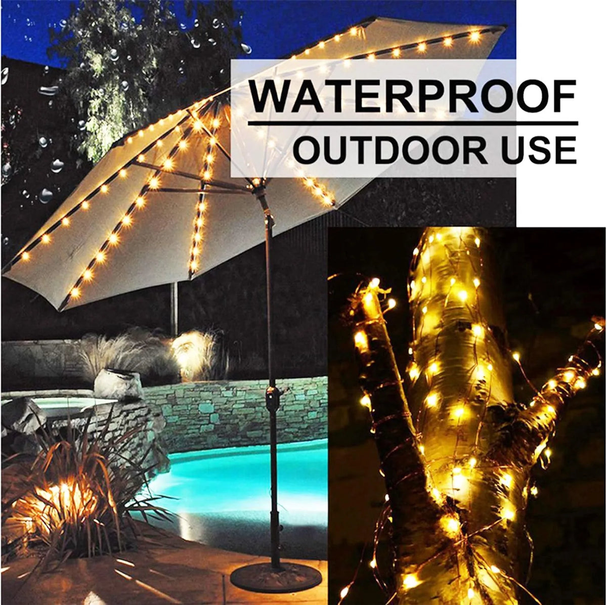 200 LED Firefly Bunch Lights - 2 m/6.56 ft