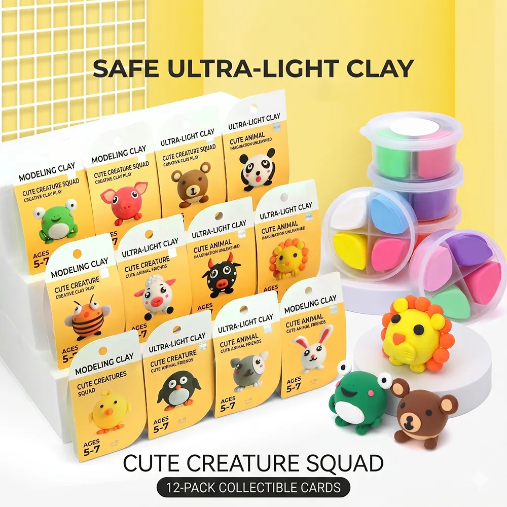 🎨 Air-Dry Clay Kit for Kids